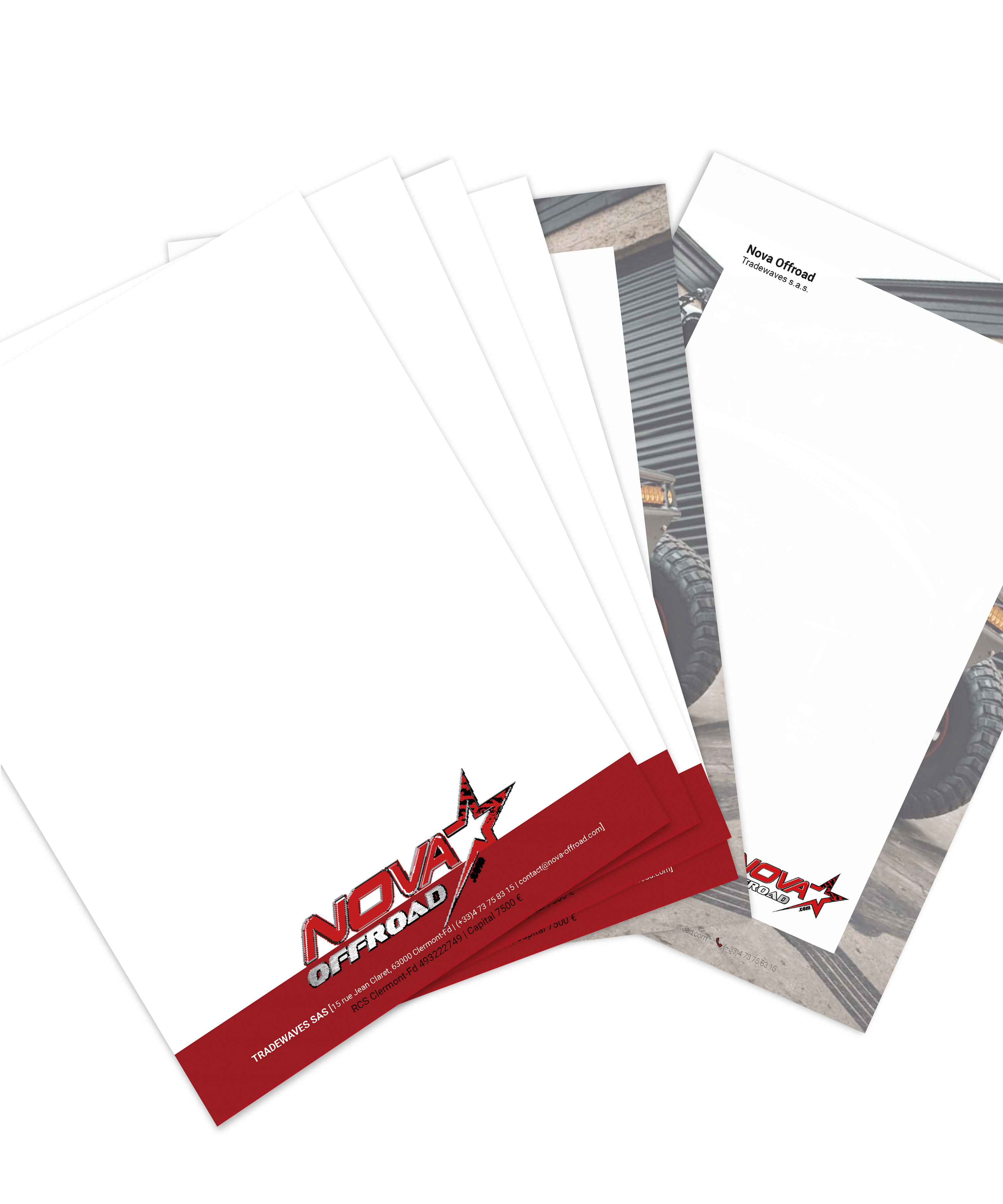Papier à en tête Nova Offroad