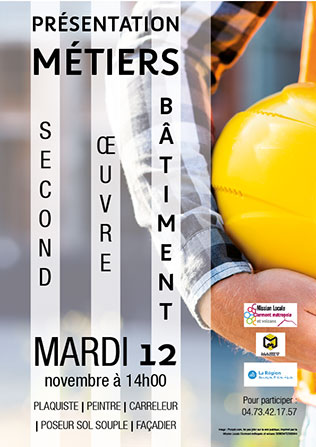Présentation métiers bâtiment - Mission Locale