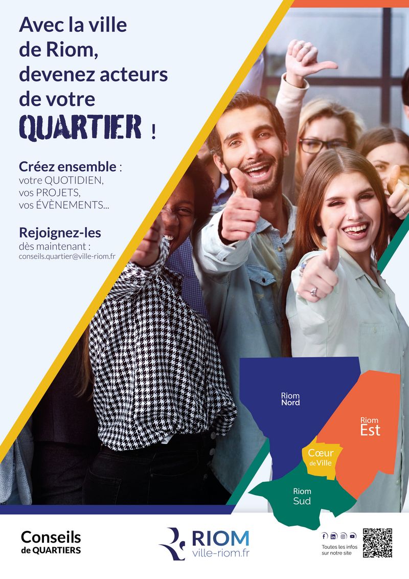 Conseils de Quartiers - Ville de Riom