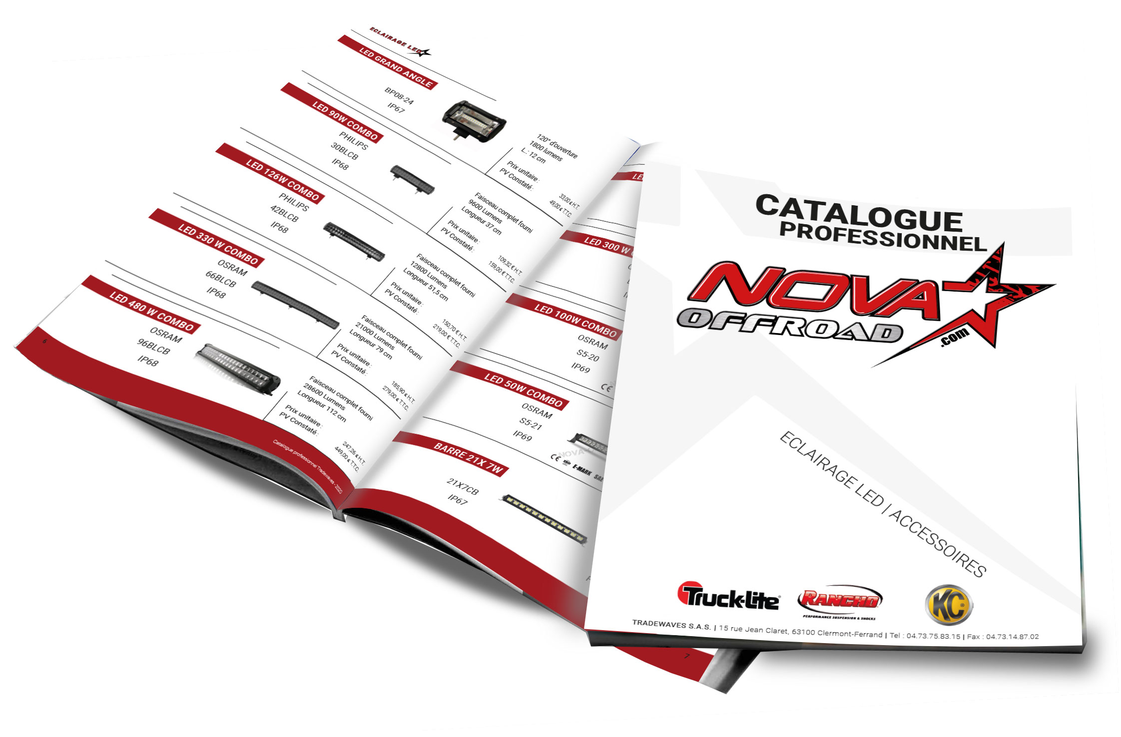 Catalogue produits éclairage led 4x4