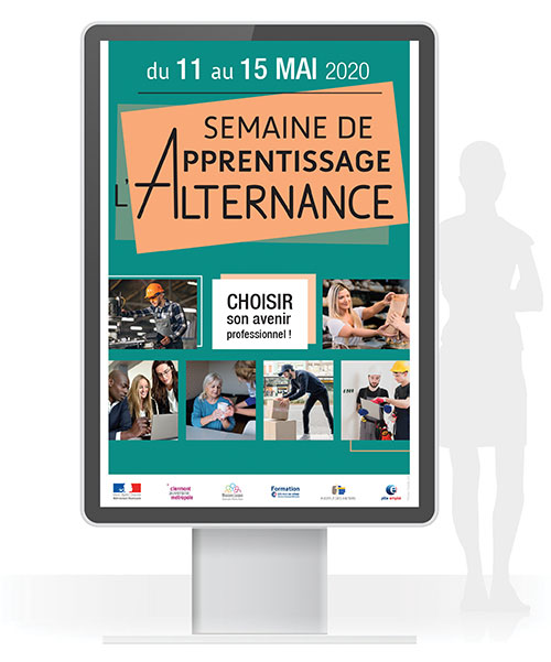 Affiche choisie, format sucette